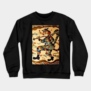 Surreal Cat Crewneck Sweatshirt